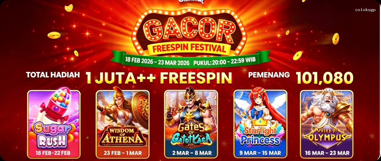 Login coloksgp Sekarang Bonus Melimpah